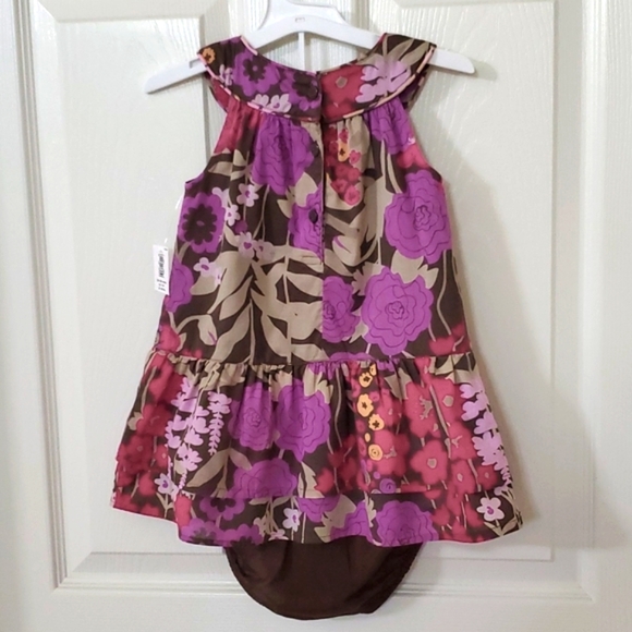 Old Navy 18-24 months Botanical Dress with Diaper Cover - Picture 2 of 4